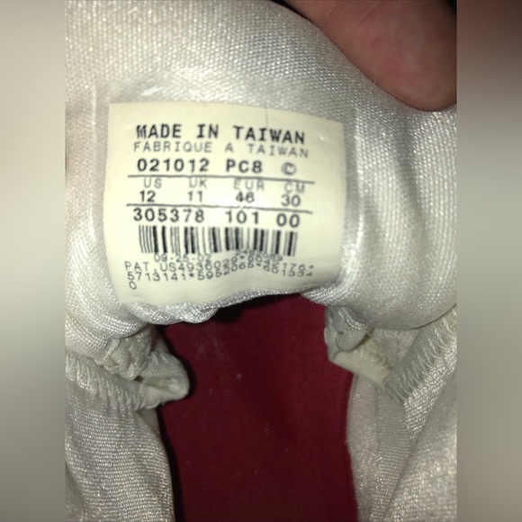 2003 NIKE AIR JORDAN JUMPMAN SQUADRON 23 WHITE RED CHICAGO 305378-101 Men’s 12 - Picture 8 of 11